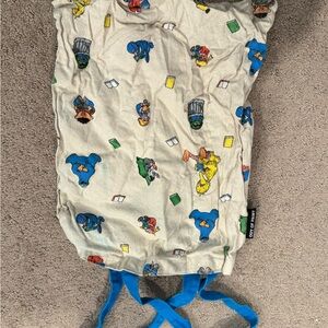 Out of Print Sesame Street Kids Bag - Cream and Blue